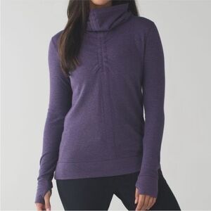 Lululemon Purple Reversible In A Cinch Long Sleeve Tee Size 8